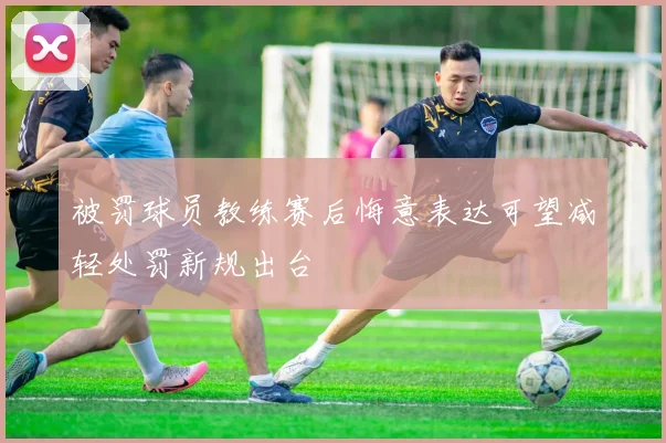 被罚球员教练赛后悔意表达可望减轻处罚新规出台